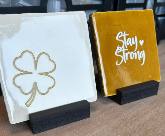 Display klein zwart (1 tegel)