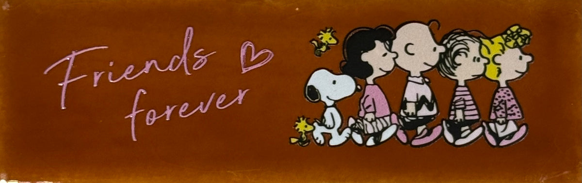 Quote tegeltje DO 'friends forever' terra/warmroze (combi 2)