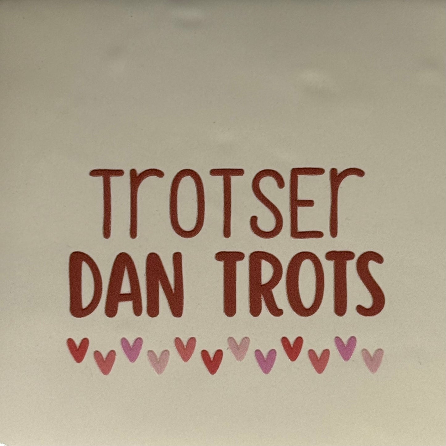 Quote tegeltje 'trotser dan trots' creme/taupe(combi 6)