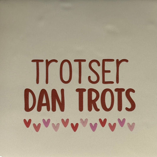 Quote tegeltje 'trotser dan trots' creme/taupe(combi 6)