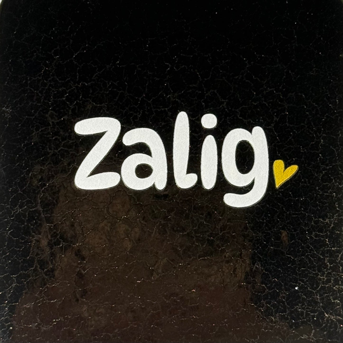 Quote tegeltje 'zalig' goud/creme(goud)