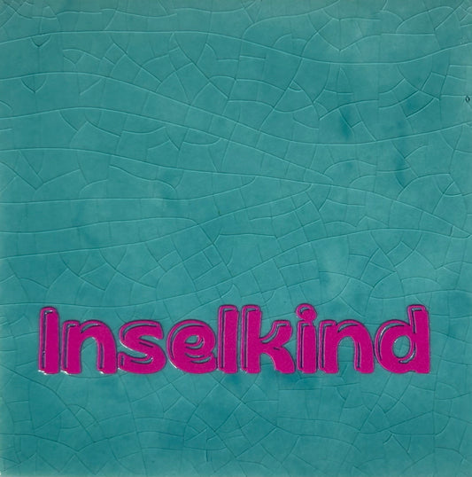 Quote tegeltje 'inselkind' groen/roze