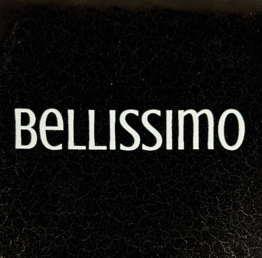 Quote tegeltje 'bellissimo' goud/creme