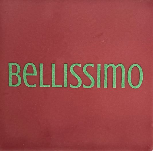 Quote tegeltje 'bellissimo' roze/mint